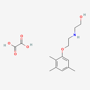 molecular formula C15H23NO6 B4900310 Oxalic acid;2-[2-(2,3,5-trimethylphenoxy)ethylamino]ethanol 