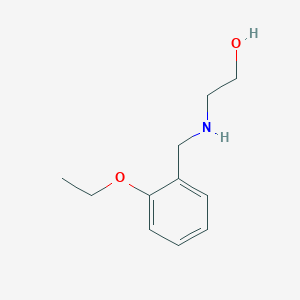 molecular formula C11H17NO2 B490049 2-[(2-Ethoxybenzyl)amino]ethanol CAS No. 774192-18-6