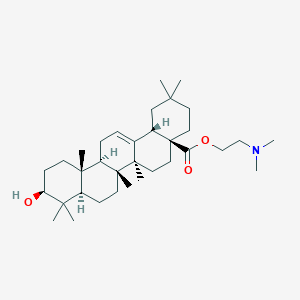 molecular formula C34H57NO3 B049005 2-Dimethylaminoethyl oleanolate CAS No. 122746-62-7