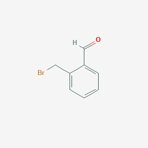 molecular formula C8H7BrO B049007 2-(Bromomethyl)benzaldehyde CAS No. 60633-91-2