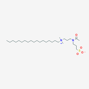 3-[Acetyl-[3-[dimethyl(octadecyl)azaniumyl]propyl]amino]propane-1-sulfonate