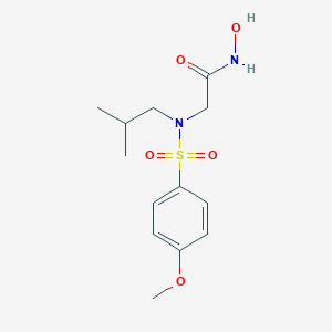 N-Isobutyl-N-[4-methoxyphenylsulfonyl]glycyl hydroxamic acid