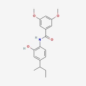 molecular formula C19H23NO4 B4903160 N-(4-sec-butyl-2-hydroxyphenyl)-3,5-dimethoxybenzamide 