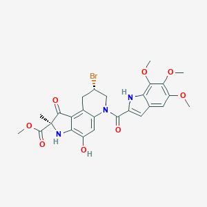 molecular formula C26H26BrN3O8 B049036 Duocarmycin B1 CAS No. 124325-93-5