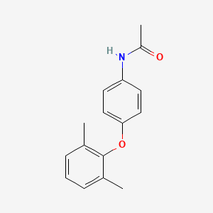 molecular formula C16H17NO2 B4903641 N-[4-(2,6-dimethylphenoxy)phenyl]acetamide 