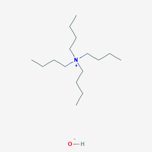 molecular formula C16H37NO B049039 Tetrabutylammonium hydroxide CAS No. 2052-49-5