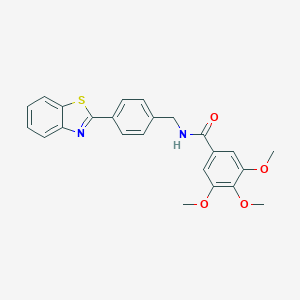 N-[4-(1,3-benzothiazol-2-yl)benzyl]-3,4,5-trimethoxybenzamide