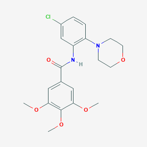 N-(5-chloro-2-morpholin-4-ylphenyl)-3,4,5-trimethoxybenzamide