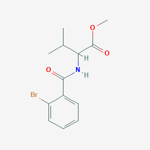 molecular formula C13H16BrNO3 B4905276 Valine, N-(2-bromobenzoyl)-, methyl ester CAS No. 1397003-17-6