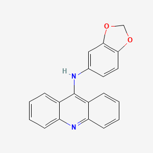 molecular formula C20H14N2O2 B4905336 N-(1,3-benzodioxol-5-yl)acridin-9-amine 
