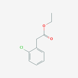 molecular formula C10H11ClO2 B049054 Ethyl 2-(2-chlorophenyl)acetate CAS No. 40061-54-9