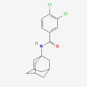 molecular formula C17H19Cl2NO B4905542 N-1-adamantyl-3,4-dichlorobenzamide 