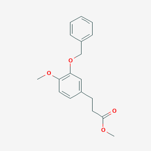 Methyl 3-(4-methoxy-3-phenylmethoxyphenyl)propanoate