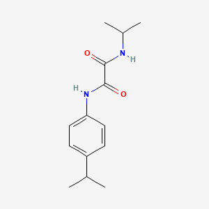 molecular formula C14H20N2O2 B4905776 N'-propan-2-yl-N-(4-propan-2-ylphenyl)oxamide 