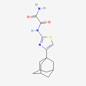 molecular formula C15H19N3O2S B4905779 N~1~-[4-(1-adamantyl)-1,3-thiazol-2-yl]ethanediamide 