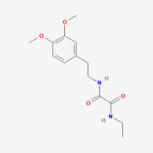 molecular formula C14H20N2O4 B4906109 N'-[2-(3,4-dimethoxyphenyl)ethyl]-N-ethyloxamide 
