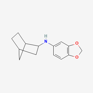molecular formula C14H17NO2 B4906122 N-(2-bicyclo[2.2.1]heptanyl)-1,3-benzodioxol-5-amine 