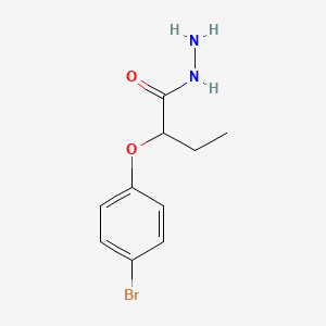 molecular formula C10H13BrN2O2 B4906587 2-(4-Bromophenoxy)butanehydrazide 