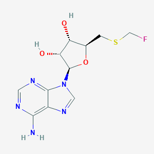 molecular formula C11H14FN5O3S B049070 5'-Deoxy-5'-((monofluoromethyl)thio)adenosine CAS No. 118560-47-7