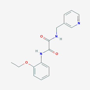 molecular formula C16H17N3O3 B4907719 N-(2-ETHOXYPHENYL)-N'-[(PYRIDIN-3-YL)METHYL]ETHANEDIAMIDE 