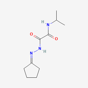 molecular formula C10H17N3O2 B4908060 N'-(cyclopentylideneamino)-N-propan-2-yloxamide 