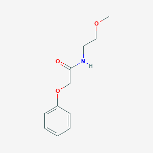 molecular formula C11H15NO3 B4908504 N-(2-methoxyethyl)-2-phenoxyacetamide 