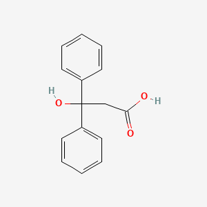 molecular formula C15H14O3 B4908595 3-hydroxy-3,3-diphenylpropanoic acid CAS No. 3609-48-1