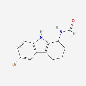 molecular formula C13H13BrN2O B4908640 N-(6-bromo-2,3,4,9-tetrahydro-1H-carbazol-1-yl)formamide 