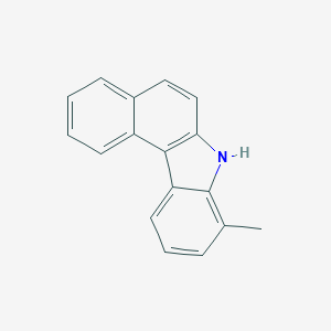 molecular formula C17H13N B049087 8-methyl-7H-benzo[c]carbazole CAS No. 117044-44-7