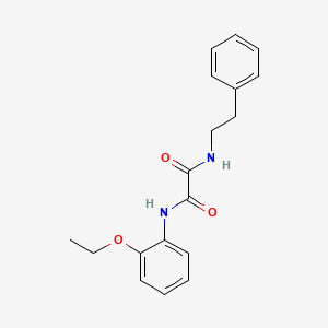 molecular formula C18H20N2O3 B4908797 N-(2-ethoxyphenyl)-N'-(2-phenylethyl)ethanediamide 