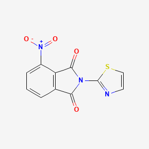 molecular formula C11H5N3O4S B4909006 4-Nitro-2-(thiazol-2-yl)isoindoline-1,3-dione CAS No. 16258-96-1