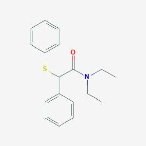 molecular formula C18H21NOS B4909077 N,N-diethyl-2-phenyl-2-(phenylsulfanyl)acetamide 