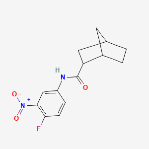 molecular formula C14H15FN2O3 B4909453 N-(4-fluoro-3-nitrophenyl)bicyclo[2.2.1]heptane-2-carboxamide 