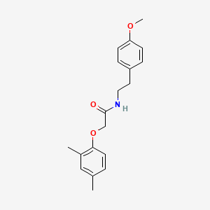 molecular formula C19H23NO3 B4909648 2-(2,4-DIMETHYLPHENOXY)-N-(2-(4-METHOXYPHENYL)ETHYL)ACETAMIDE CAS No. 438477-43-1
