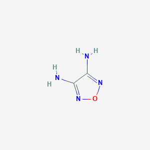 molecular formula C2H4N4O B049099 3,4-二氨基呋喃 CAS No. 17220-38-1