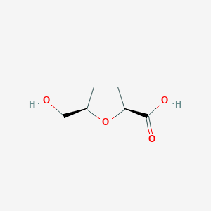 molecular formula C6H10O4 B049104 (2S,5R)-5-(Hydroxymethyl)oxolane-2-carboxylic acid CAS No. 119943-82-7