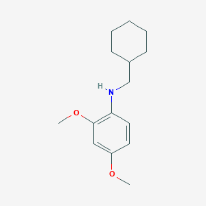 molecular formula C15H23NO2 B4911306 N-(cyclohexylmethyl)-2,4-dimethoxyaniline 