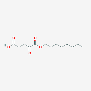 molecular formula C13H22O5 B049114 2-Oxopentanedioic acid 1-octyl ester CAS No. 876150-14-0