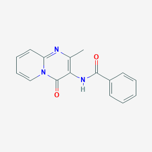 molecular formula C16H13N3O2 B491180 N-(2-methyl-4-oxo-4H-pyrido[1,2-a]pyrimidin-3-yl)benzamide CAS No. 81000-07-9