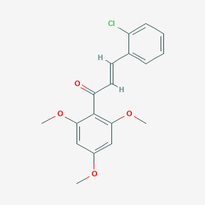 B491221 2-Chloro-2',4',6'-trimethoxychalcone CAS No. 76554-31-9