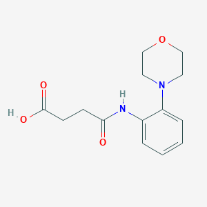 N-(2-Morpholin-4-yl-phenyl)-succinamic acid
