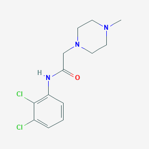 molecular formula C13H17Cl2N3O B4912378 N-(2,3-dichlorophenyl)-2-(4-methylpiperazin-1-yl)acetamide 