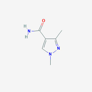 molecular formula C6H9N3O B049125 1,3-Dimethylpyrazole-4-carboxamide CAS No. 124845-21-2