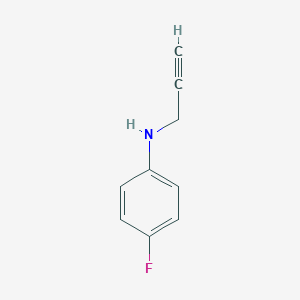 molecular formula C9H8FN B049126 4-Fluoro-N-(prop-2-yn-1-yl)aniline CAS No. 123685-60-9