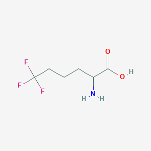 molecular formula C6H10F3NO2 B049130 6,6,6-Trifluoronorleucine CAS No. 120200-04-6