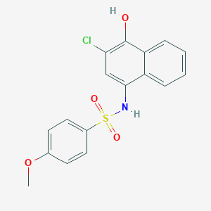 molecular formula C17H14ClNO4S B491400 Sirt1/2-IN-3 CAS No. 301313-42-8