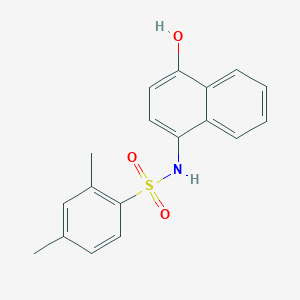molecular formula C18H17NO3S B491413 ATG12-ATG3 inhibitor 1 