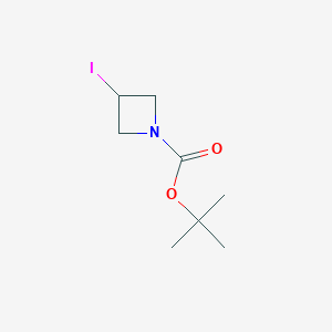 molecular formula C8H14INO2 B049144 1-Boc-3-iodoazetidine CAS No. 254454-54-1