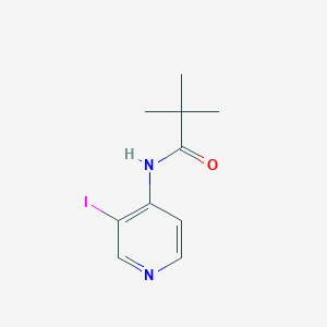 molecular formula C10H13IN2O B049149 N-(3-碘吡啶-4-基)新戊酰胺 CAS No. 113975-33-0