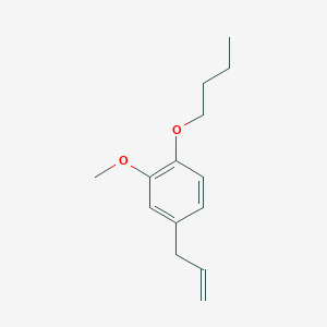 molecular formula C14H20O2 B049166 4-Allyl-1-butoxy-2-methoxybenzene CAS No. 115422-59-8